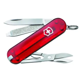 Swiss Army Classic SD Pocket Knife Transparent // Ruby