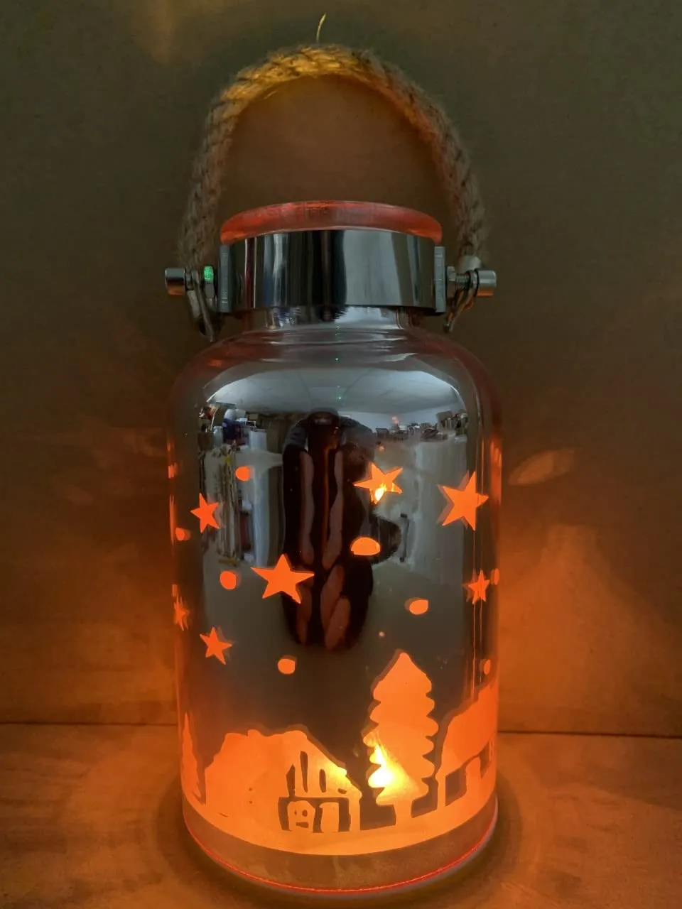 The Christmas Workshop Winter Wonderland Silhouette Lanterns