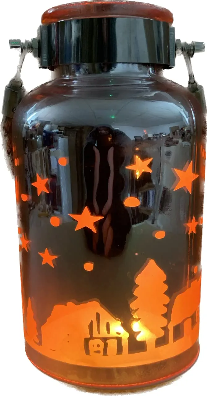 The Christmas Workshop Winter Wonderland Silhouette Lanterns