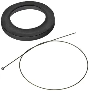 Toilet Flush Pedal Cable; Replacement For Aqua-Magic ® V Permanent Toilets; With Cable/ Waste Ball Seal/ Closet Flange Seal 31711