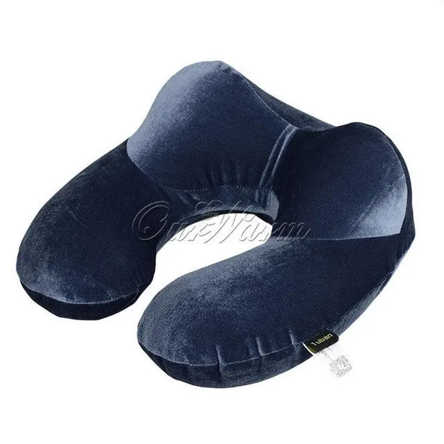 U-Shape Travel Pillow for Airplane Inflatable Neck Pillow Travel Accessories Comfortable Pillows for Sleep Home Textile