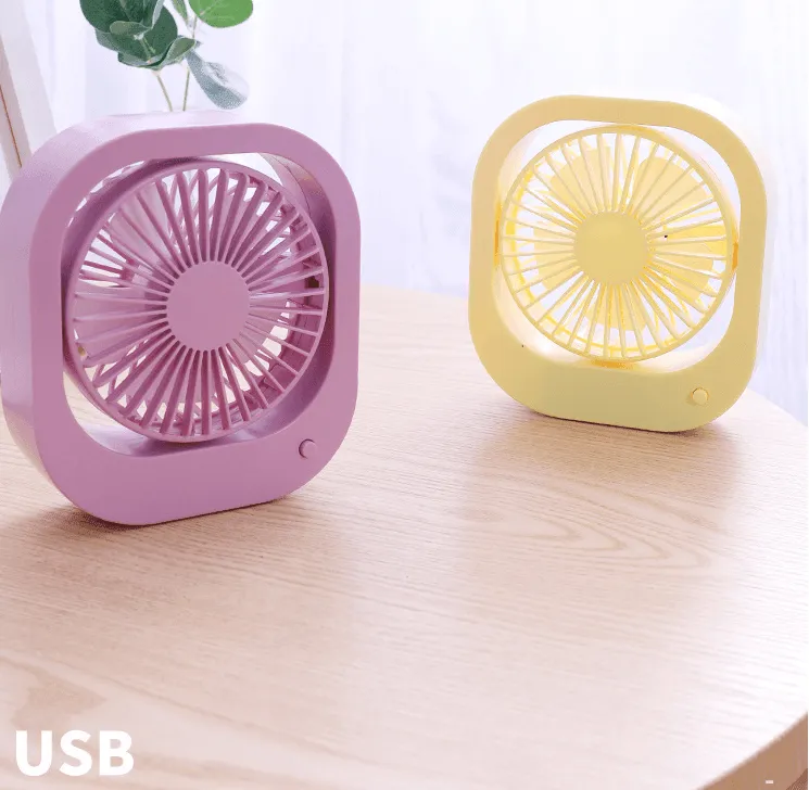 USB Desk Fan Portable Desktop Table Fan With 2 Speed