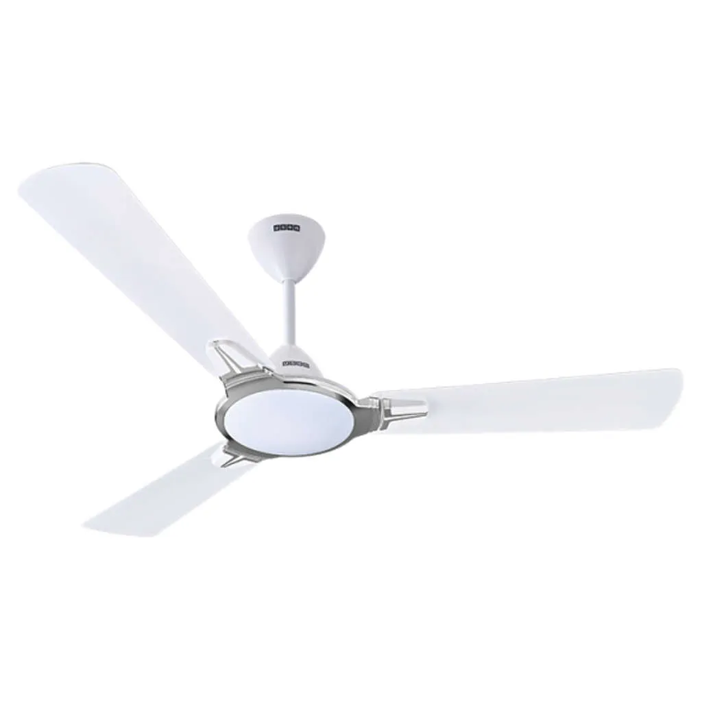 Usha Striker Platinum Ceiling Fan Pearl White Chrome 1200mm