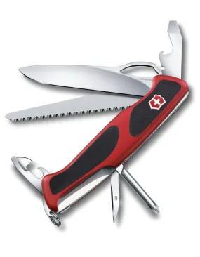 Victorinox Swiss Army Ranger Grip 78 Pocket Knife - Red / Black - 12 Tools