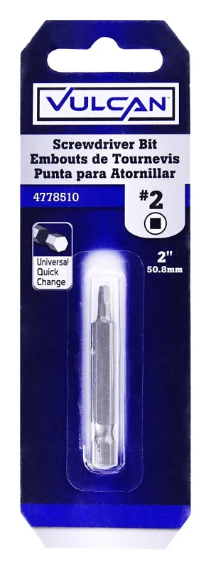 Vulcan 305971OR Screwdriver Bit, S2 Chrome Molybdenum Steel :CD: QUANTITY: 1