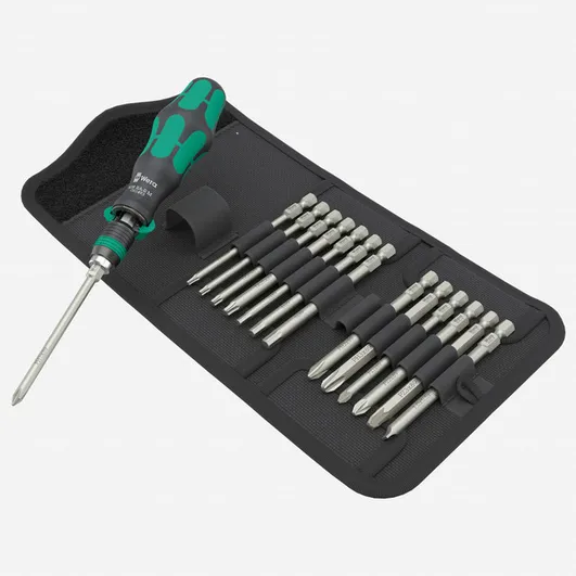 Wera 051061 15pce Kraftform Kompakt 838 RA-R M Metric Set 1