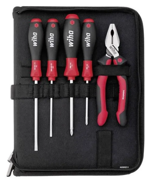 Wiha Screwdrivers Pliers In Tool Case 5pcs