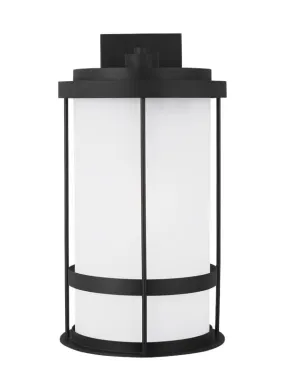 Wilburn Collection - Extra Large One Light Outdoor Wall Lantern | Finish: Black - 8890901-12