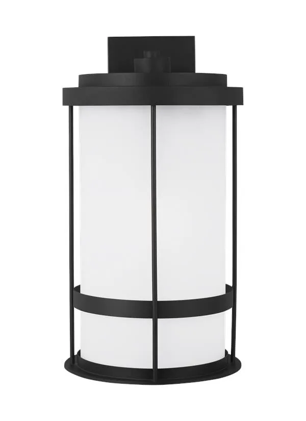 Wilburn Collection - Extra Large One Light Outdoor Wall Lantern | Finish: Black - 8890901EN3-12