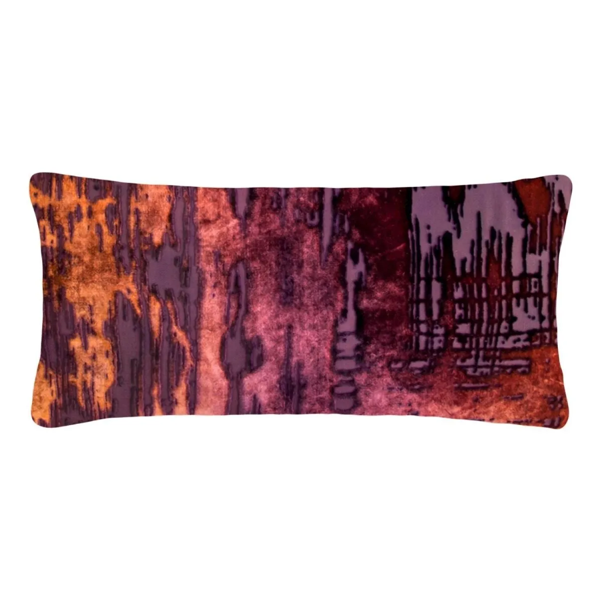 Wildberry Brush Stroke Velvet Pillows