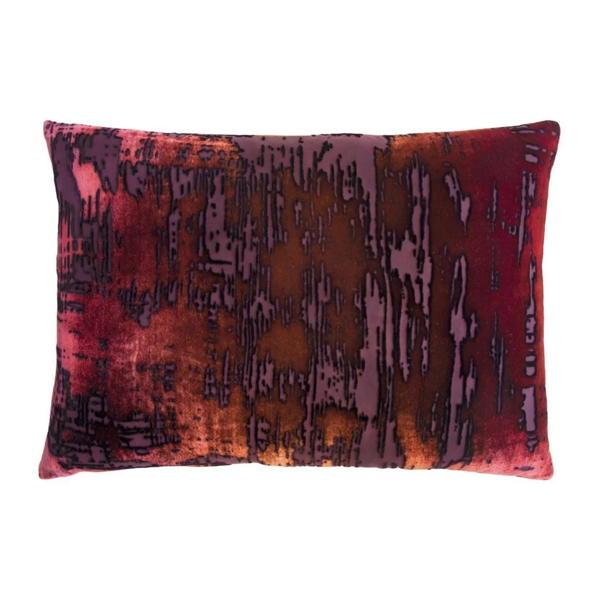 Wildberry Brush Stroke Velvet Pillows