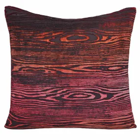 Wildberry Woodgrain Velvet Pillows by Kevin O’Brien Studio