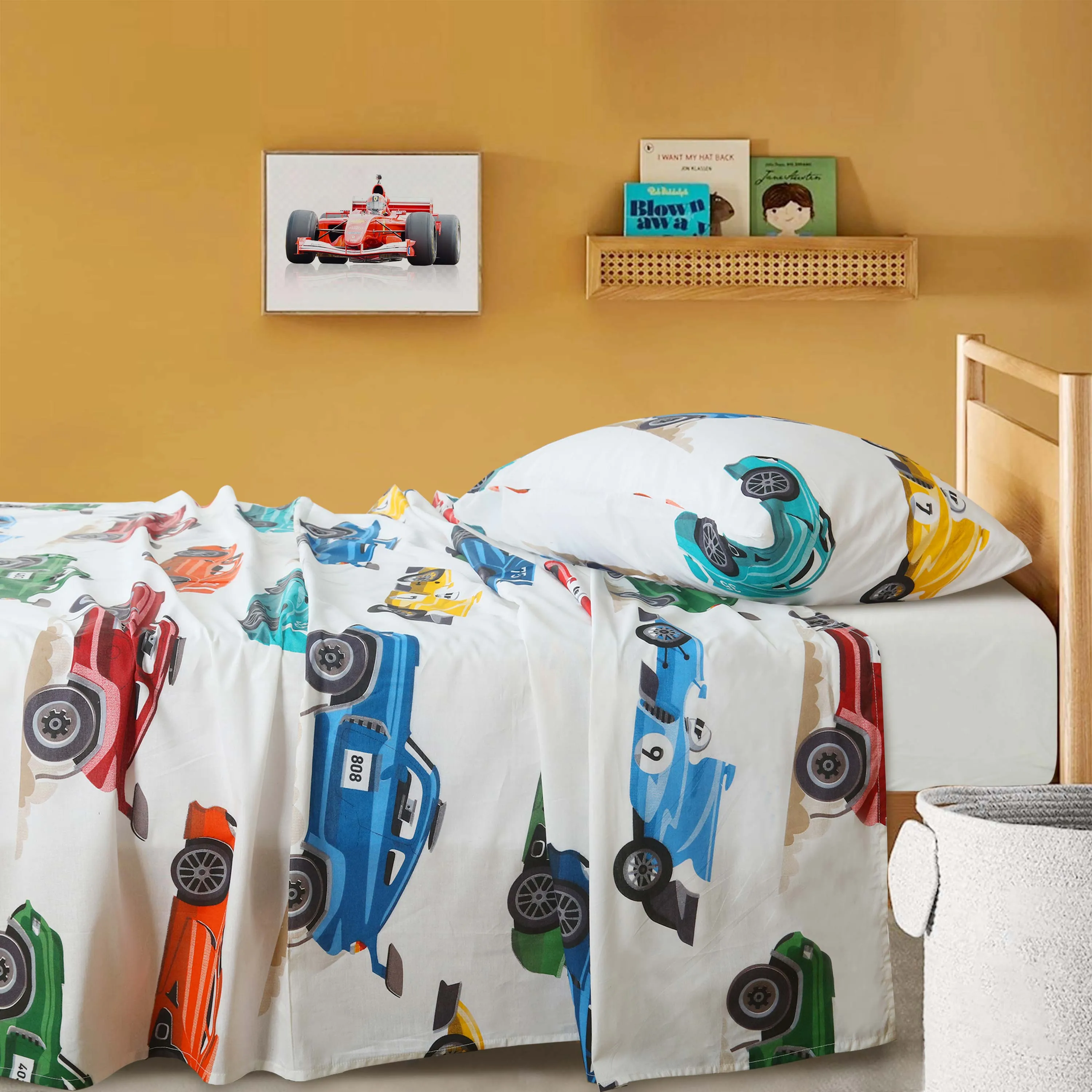 Wonder Cars Kids Bedsheet