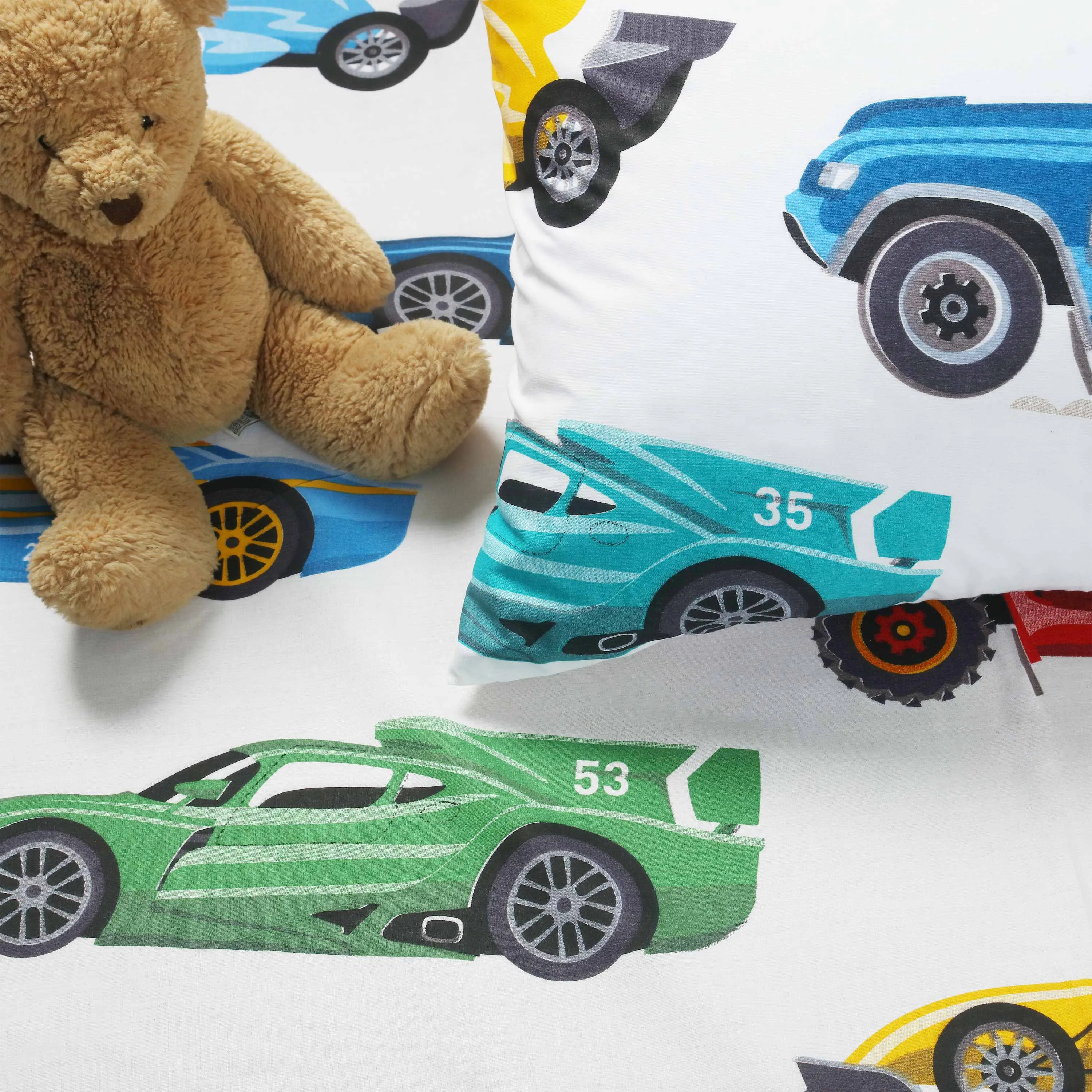 Wonder Cars Kids Bedsheet