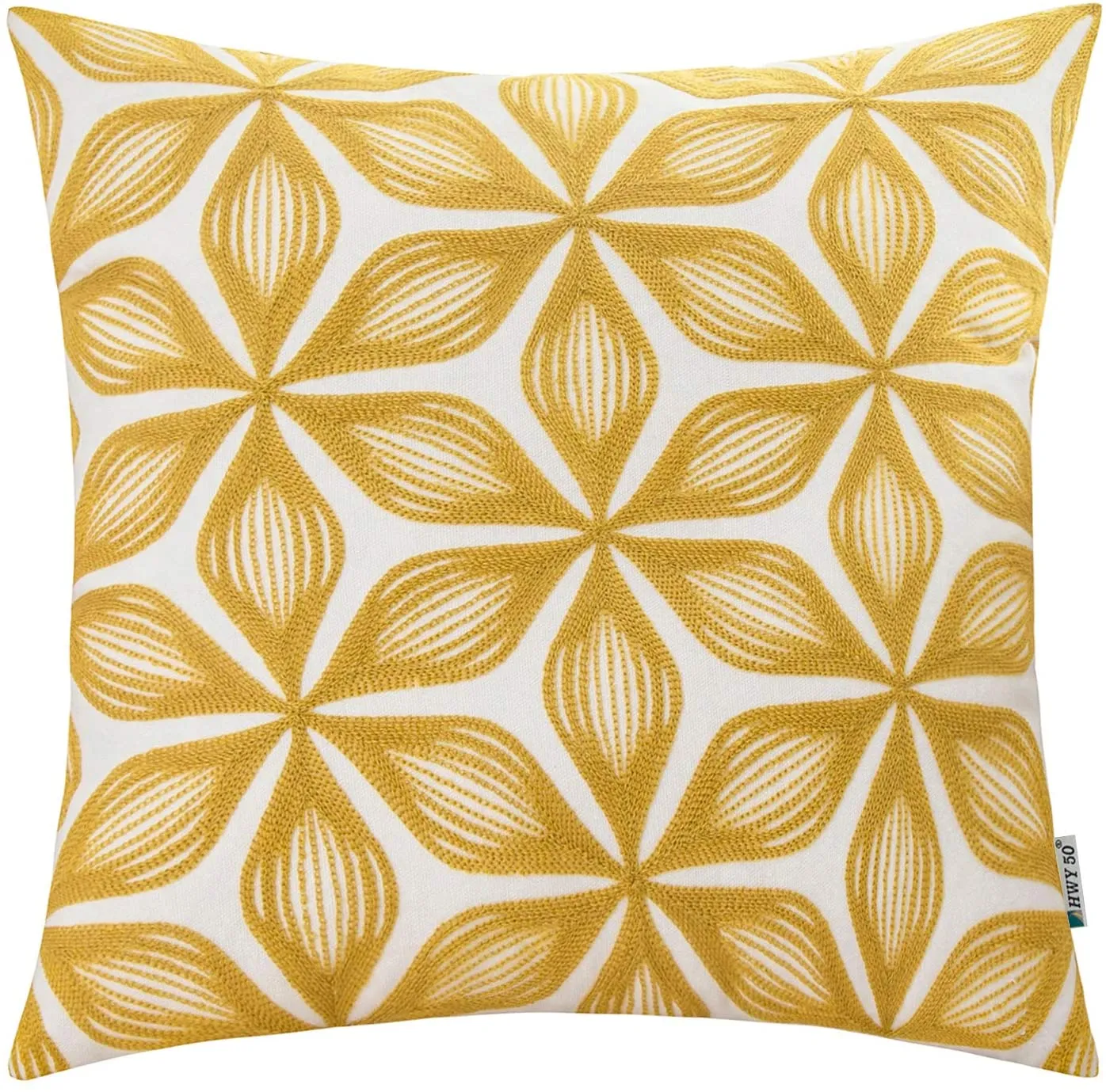 Yellow Rhombus Pillow